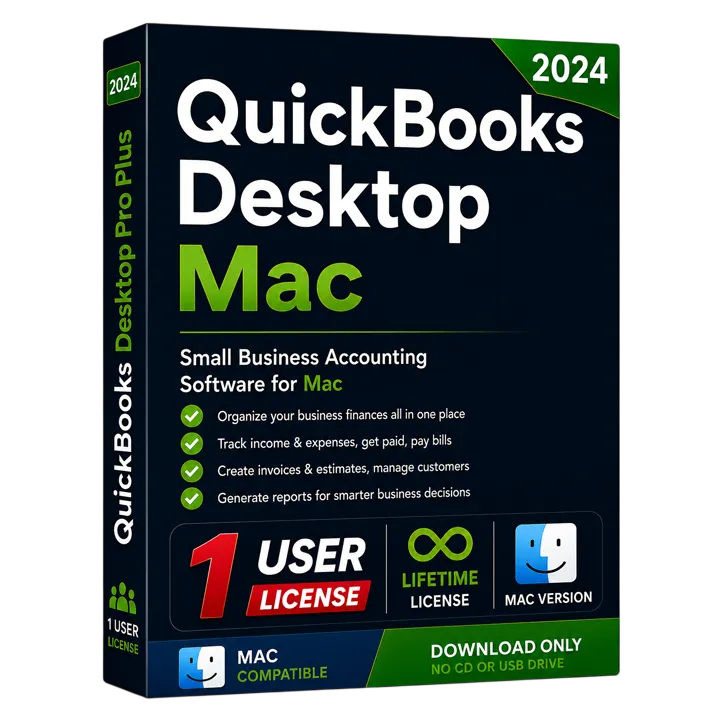 QuickBooks Desktop Mac Plus 2024 US Edition